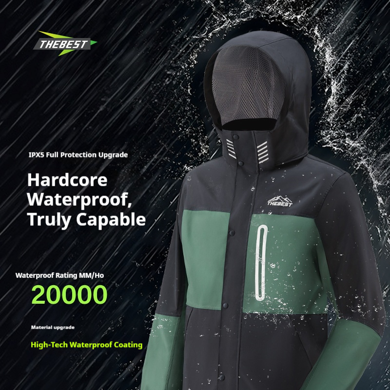 Fishing Rain Suit - Взрослый мотоциклетный дождевик-комбинезон для мужчин, зимний,